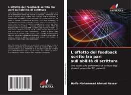 L'effetto del feedback scritto tra pari sull'abilità di scrittura