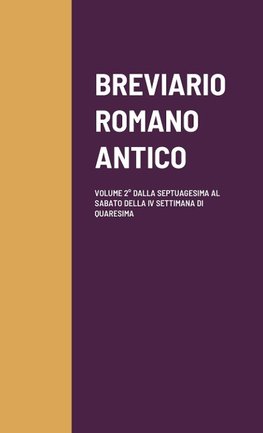 BREVIARIO ROMANO ANTICO