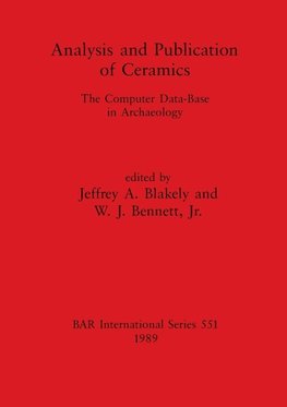 Analysis and Publication of Ceramics