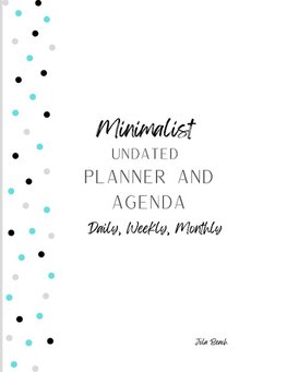 Minimalist 12-Month Undated Planner and Agenda