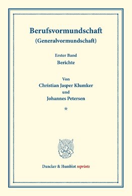 Berufsvormundschaft (Generalvormundschaft)