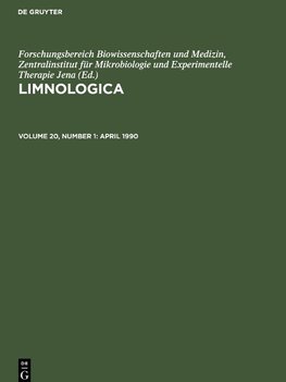 Limnologica, Volume 20, Number 1, April 1990