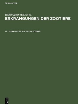 Erkrangungen der Zootiere, 19., 18. Mai bis 22. Mai 1977 in Poznan