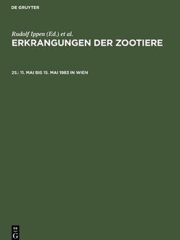 Erkrangungen der Zootiere, 25., 11. Mai bis 15. Mai 1983 in Wien