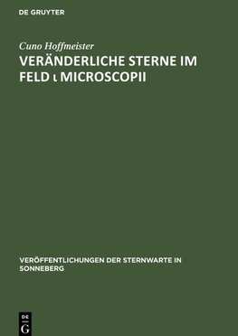 Veränderliche Sterne im Feld ¿ Microscopii