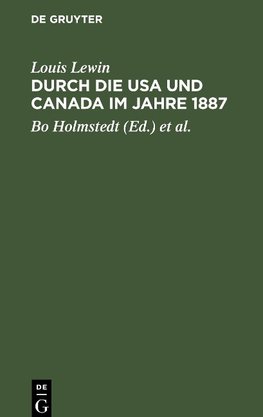 Durch die USA und Canada im Jahre 1887