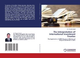 The Interpretation of International Investment Treaties