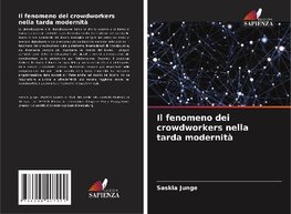 Il fenomeno dei crowdworkers nella tarda modernità