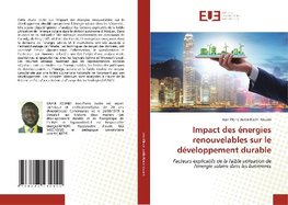 Impact des énergies renouvelables sur le développement durable