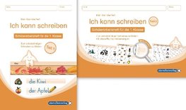 Ich kann schreiben Teil 1 und 2 im Set - Schülerarbeitshefte für die 1. Klasse