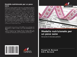 Modello nutrizionale per un peso sano