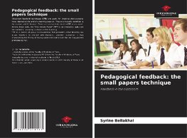 Pedagogical feedback: the small papers technique