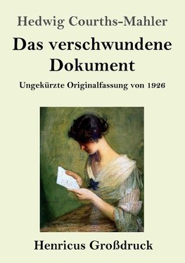 Das verschwundene Dokument (Großdruck)