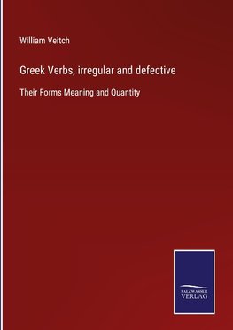 Greek Verbs, irregular and defective