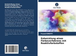 Entwicklung eines Färbeverfahrens mit Reaktivfarbstoffen