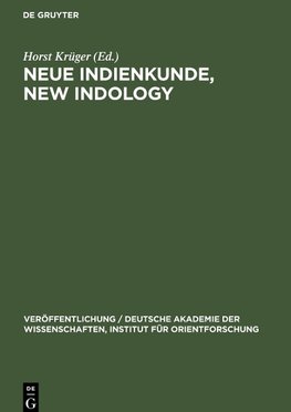 Neue Indienkunde, New Indology