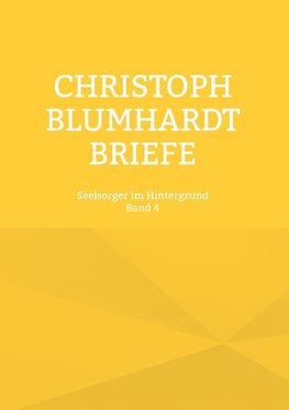 Christoph Blumhardt Briefe