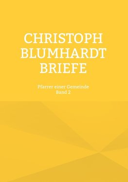 Christoph Blumhardt Briefe