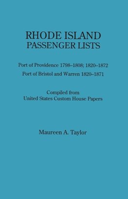 Rhode Island Passenger Lists.