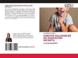 HÁBITOS SALUDABLES EN EDUCACIÓN INFANTIL