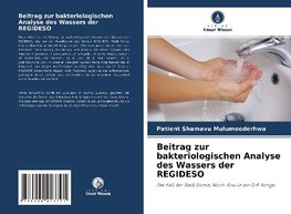 Beitrag zur bakteriologischen Analyse des Wassers der REGIDESO