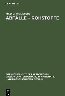 Abfälle - Rohstoffe