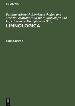 Limnologica, Band 1, Heft 2, Limnologica Band 1, Heft 2