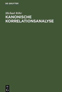 Kanonische Korrelationsanalyse