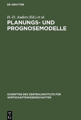 Planungs- und Prognosemodelle