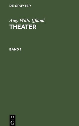 Theater, Band 1, Theater Band 1