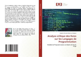 Analyse critique des livres sur les Langages de Programmation