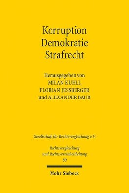 Korruption - Demokratie - Strafrecht