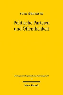 Politische Parteien und Öffentlichkeit