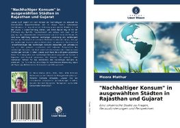 "Nachhaltiger Konsum" in ausgewählten Städten in Rajasthan und Gujarat