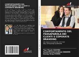 COMPORTAMENTO DEL PASSAPAROLA DEI CLIENTI E COPORATE BRANDING