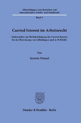 Carried Interest im Arbeitsrecht.