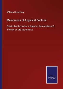 Memoranda of Angelical Doctrine