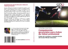 Competencias gerenciales para clubes de fútbol profesional