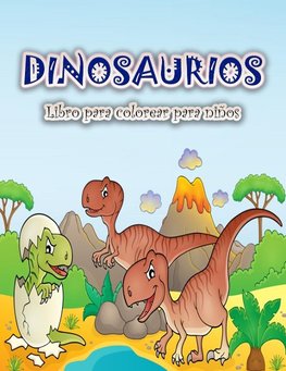 Libro para colorear de dinosaurios para niños