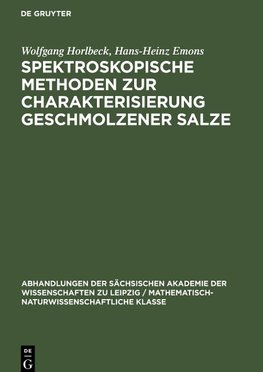 Spektroskopische Methoden zur Charakterisierung geschmolzener Salze