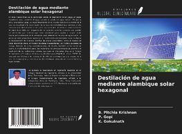 Destilación de agua mediante alambique solar hexagonal