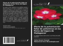 Efecto de la pulverización foliar de poliaminas en las flores del bígaro de Madagascar