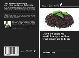 Libro de texto de medicina ayurvédica tradicional de la India