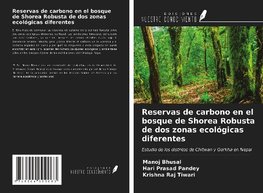 Reservas de carbono en el bosque de Shorea Robusta de dos zonas ecológicas diferentes