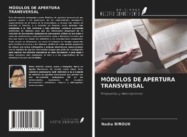 MÓDULOS DE APERTURA TRANSVERSAL