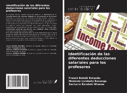 Identificación de las diferentes deducciones salariales para los profesores