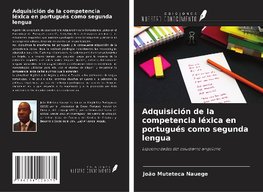 Adquisición de la competencia léxica en portugués como segunda lengua