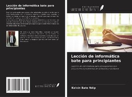 Lección de informática bate para principiantes