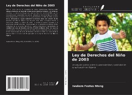 Ley de Derechos del Niño de 2003