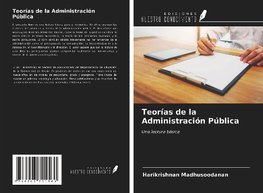 Teorías de la Administración Pública